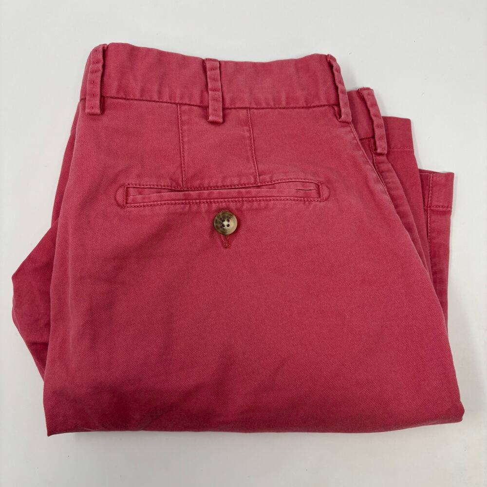Peter Millar Sz32‎ Salmon Pink Flat Front Chino Golf Shorts